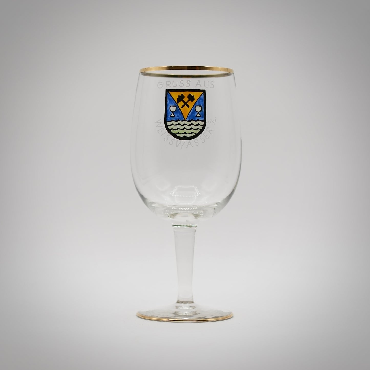 Gruß aus Weisswasser (Bier Glas 014)