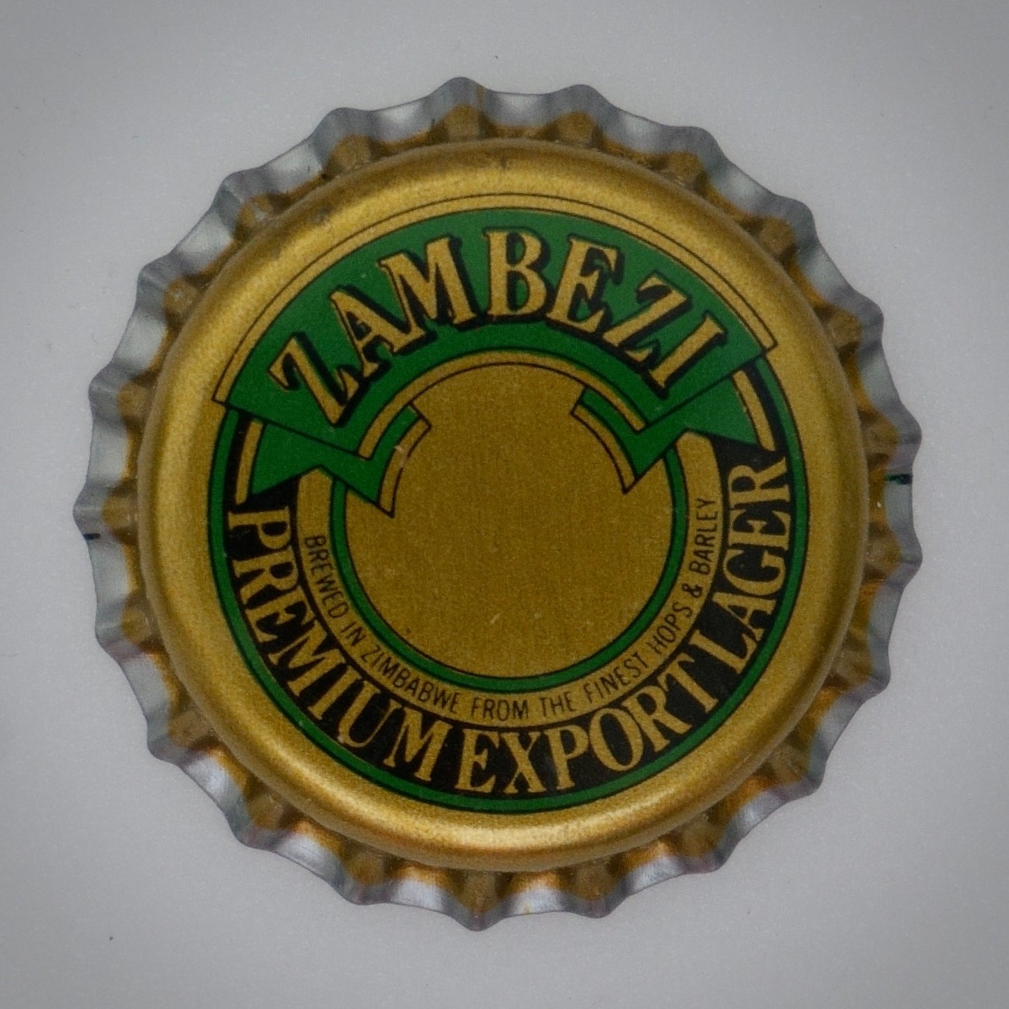 Zambesi Premium Lager (Kronkorken - Zimbabwe Beer unused 001)