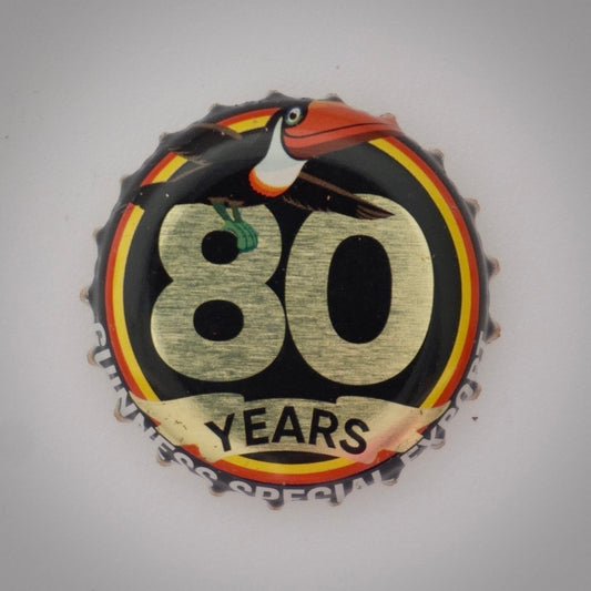 Guinness 80 years (Kronkorken - Ireland Beer used 001)