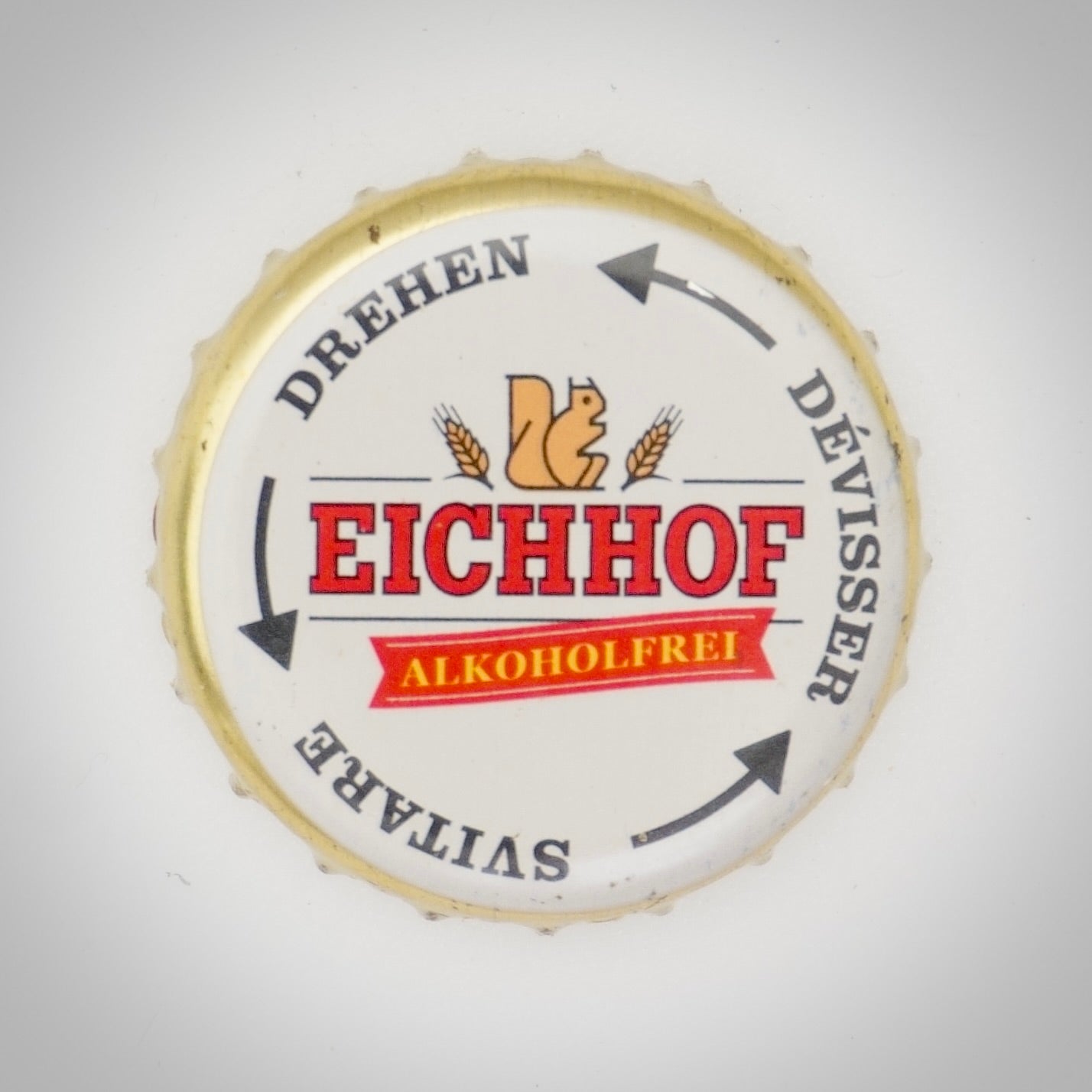 Eichhof alkoholfrei (Kronkorken - Switzerland Beer used 001)