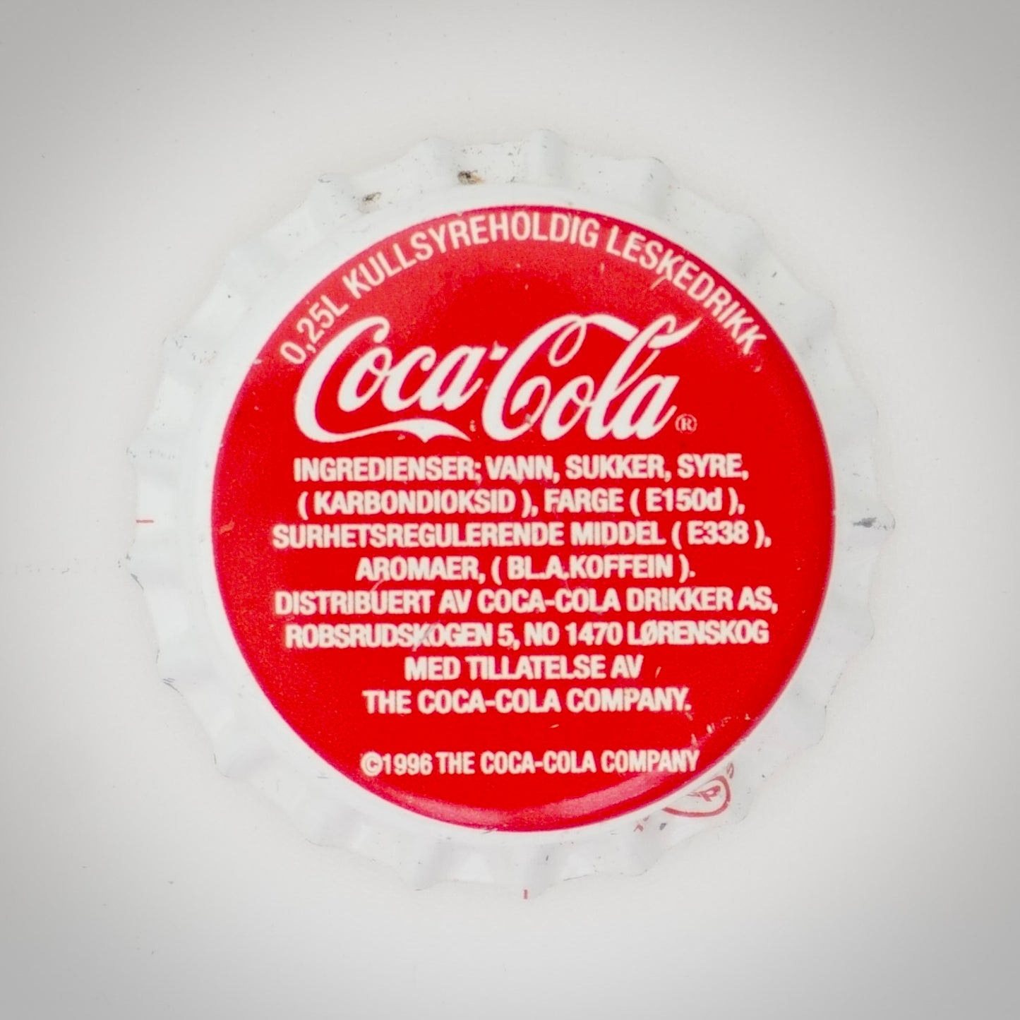 Coca Cola (Kronkorken Norway Softdrink 013)